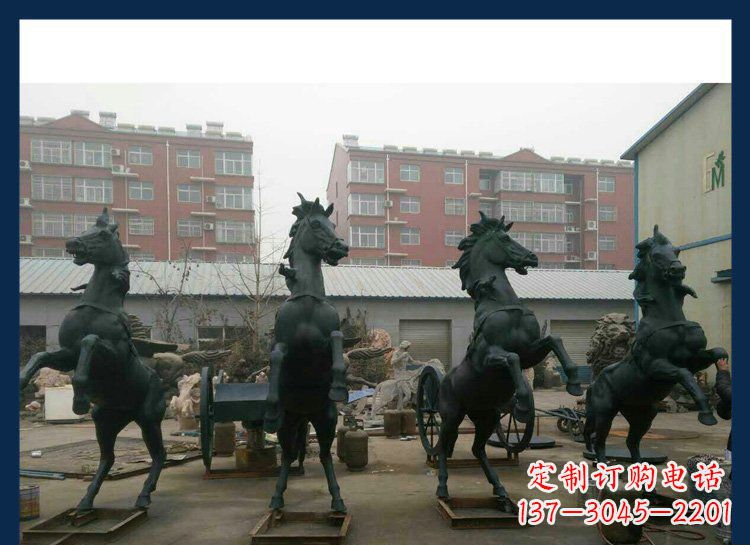 保定中领雕塑推出的优雅动物铜雕飞马,以其出色…