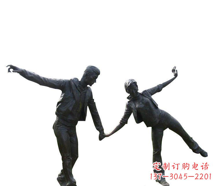 保定铜恋人雕塑,完美呈现浪漫爱情