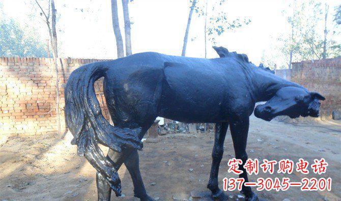 保定广场铜马动物铜雕