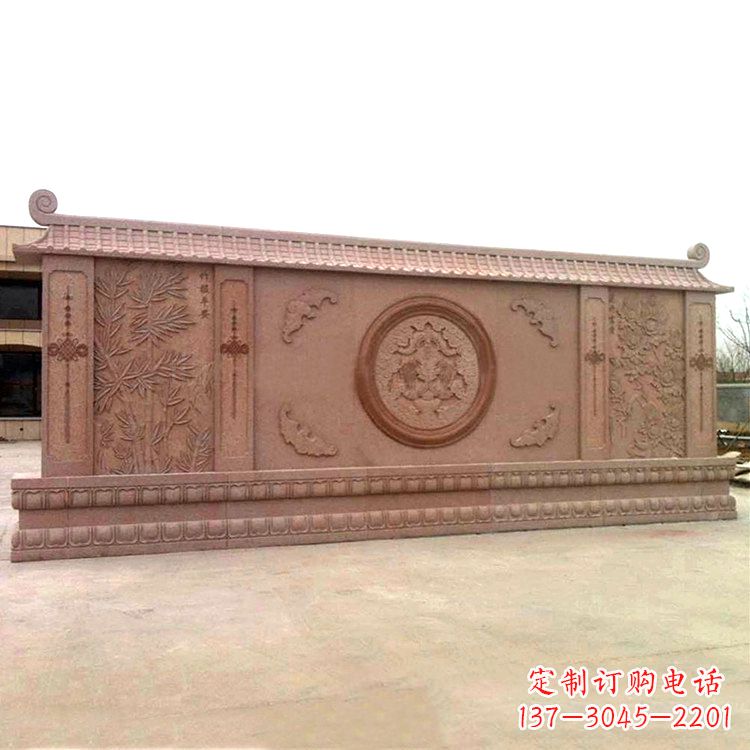 保定定制影壁石雕,让你的空间拥有精美雕塑