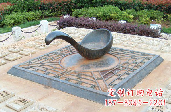 保定让公共空间饱满指引灵性的指南针雕塑