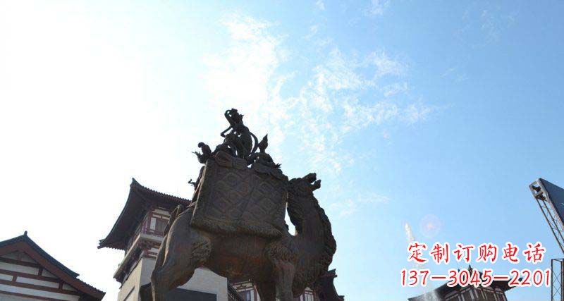 保定山高水长的传说——大型骆驼景观铜雕
