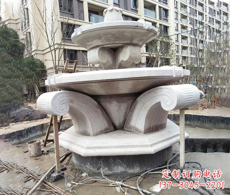 保定海马喷泉石雕