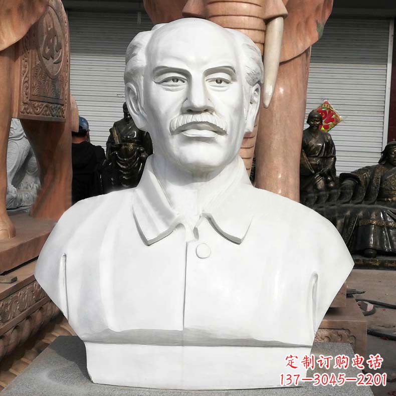 保定白求恩胸像雕塑——校园世界名人著名医生的终极象征