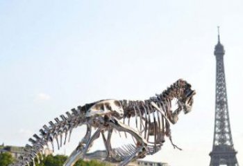 保定精美不锈钢恐龙雕塑