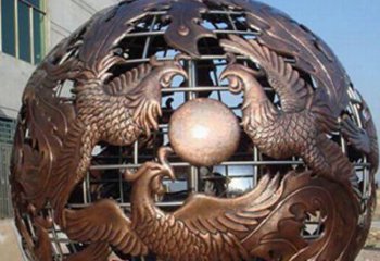 保定中领雕塑定制经典龙凤雕塑；