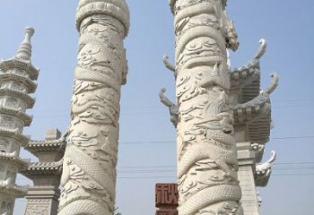 保定传承雄风，精美绝伦的盘龙柱石雕