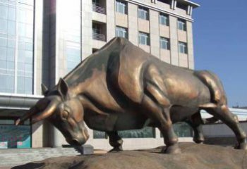 保定拓荒牛铜雕塑——将历史传承到现代