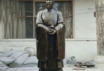 保定扁鹊人物铜雕塑，高雅栩栩如生