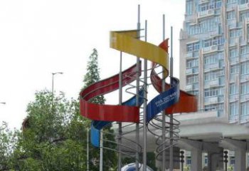 保定中领雕塑：不锈钢足球雕塑