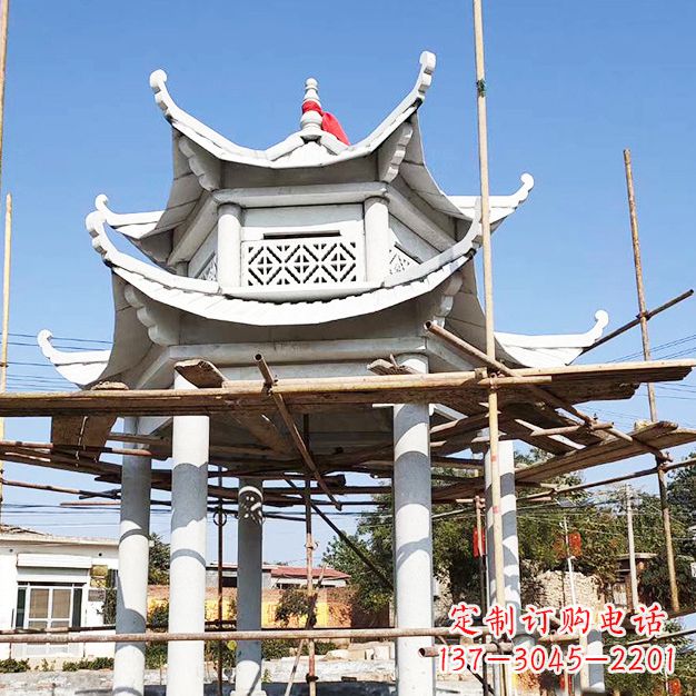 保定汉白玉大理石凉亭