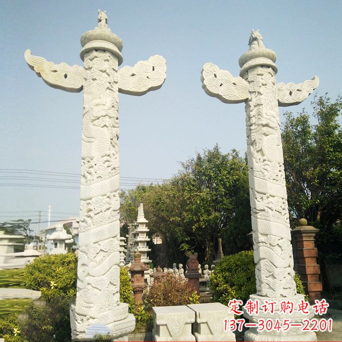 保定华表石雕塑,定制专属礼物
