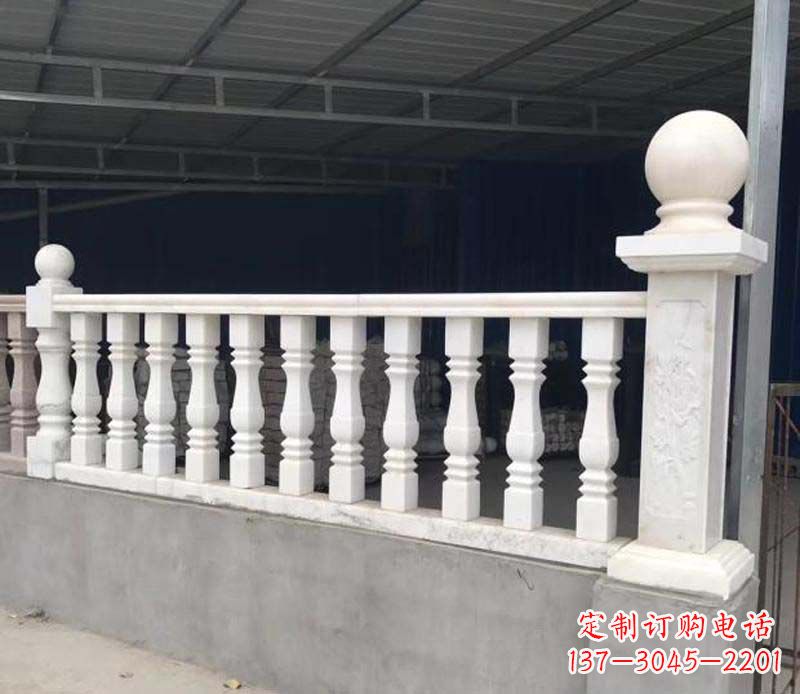 保定汉白玉栏杆景观雕塑