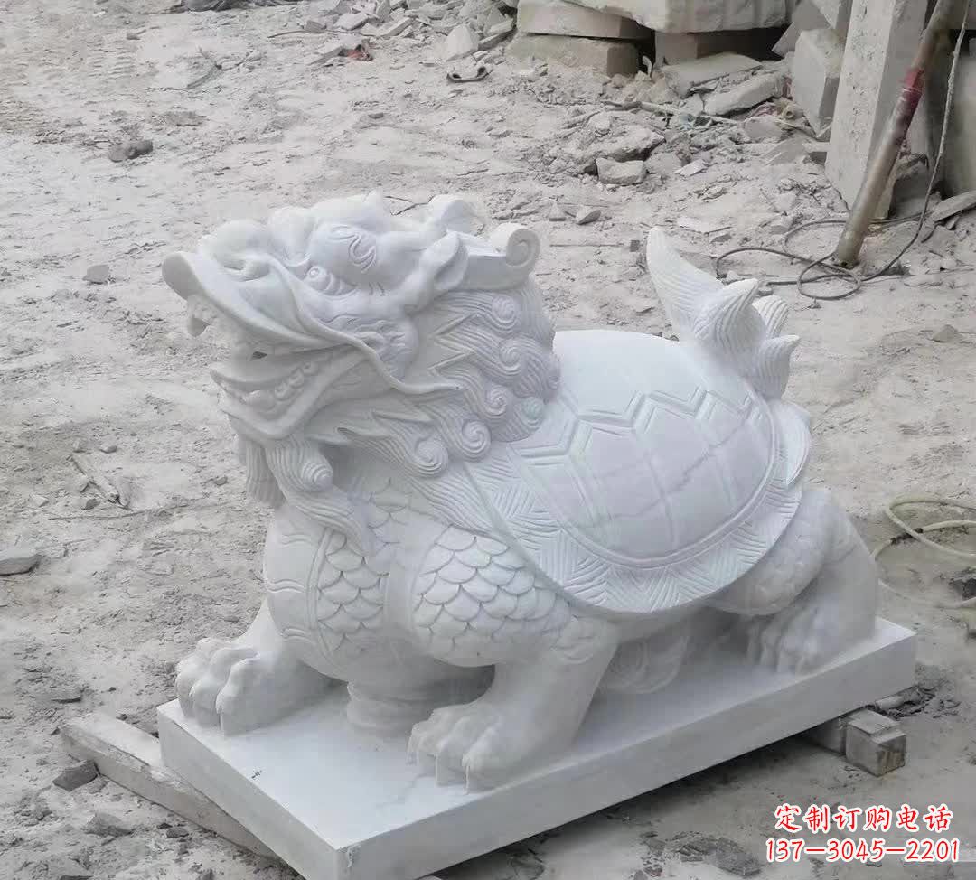 保定汉白玉精美动物雕塑