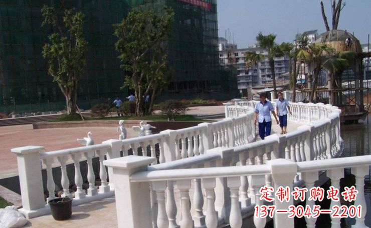 保定美轮美奂的汉白玉欧式栏杆雕塑