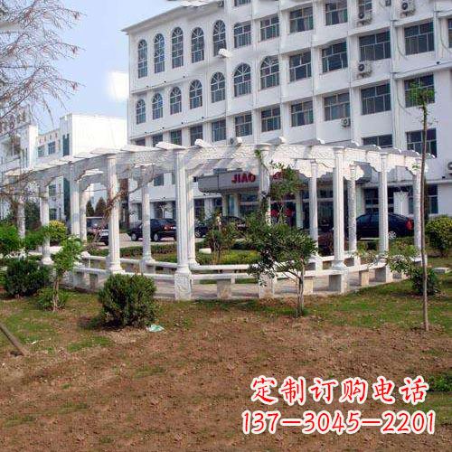 保定汉白玉雕花架，完美融合欧式石雕
