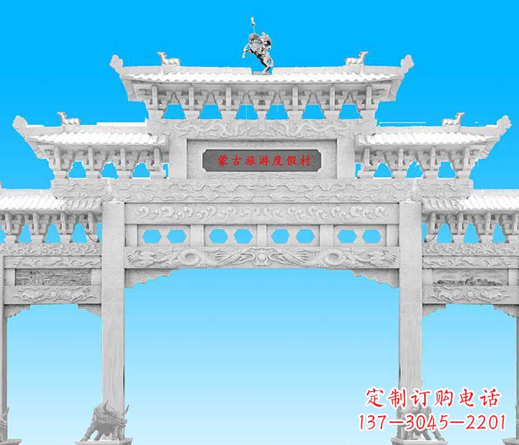 保定汉白玉牌楼雕塑,传承经典之美