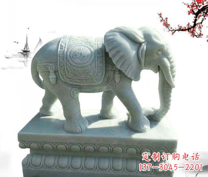 保定大象雕塑诠释华夏传统文化