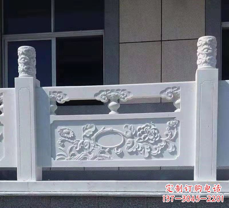 保定汉白玉走廊栏板雕塑