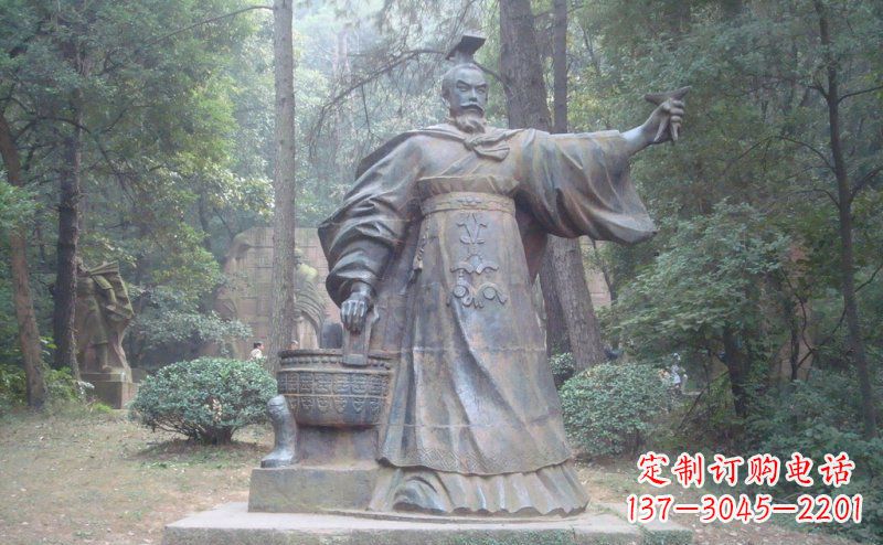 保定汉武帝古代名人铜雕