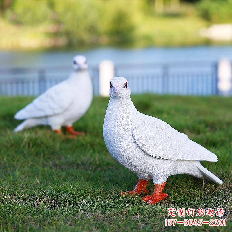 保定新型和平鸽雕塑,让爱与和平传递