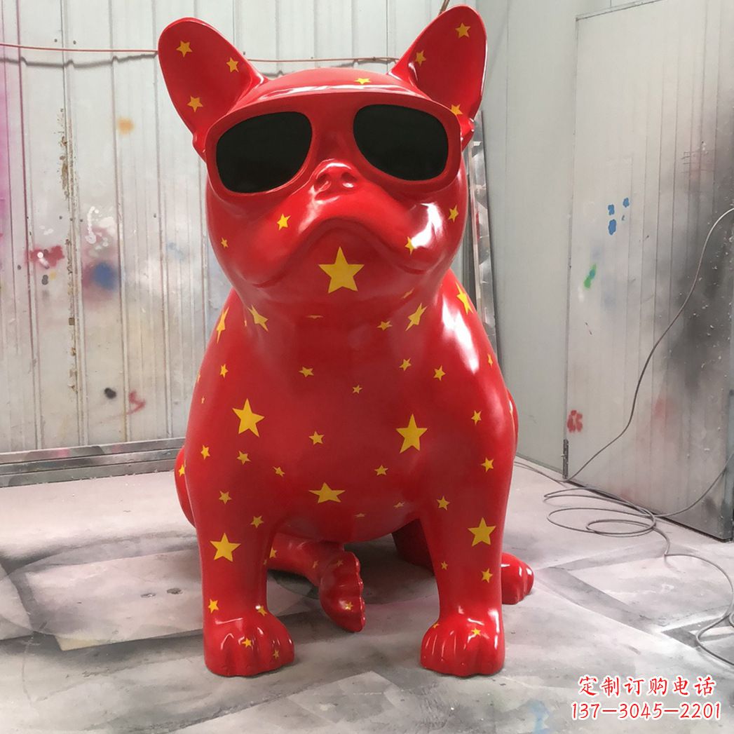 保定玻璃钢材质精致的生肖雕塑