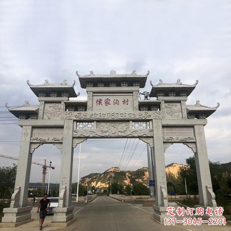 保定精美牌坊雕塑让您的品牌更加出彩