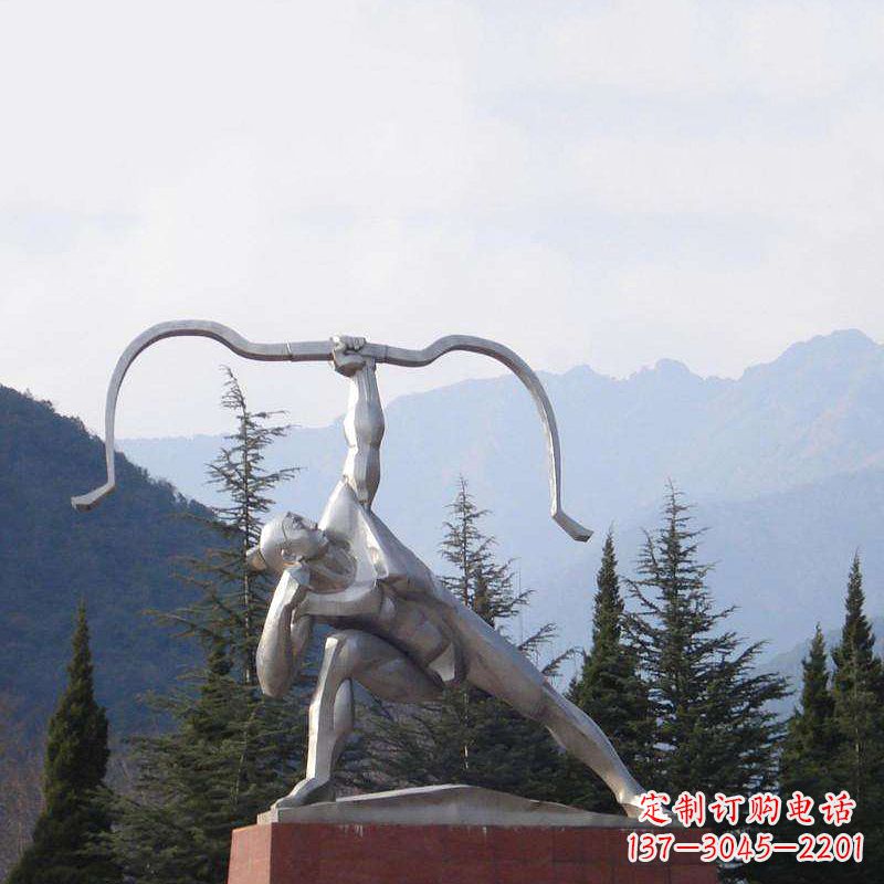 保定后羿雕塑,不锈钢雕塑制作&定制