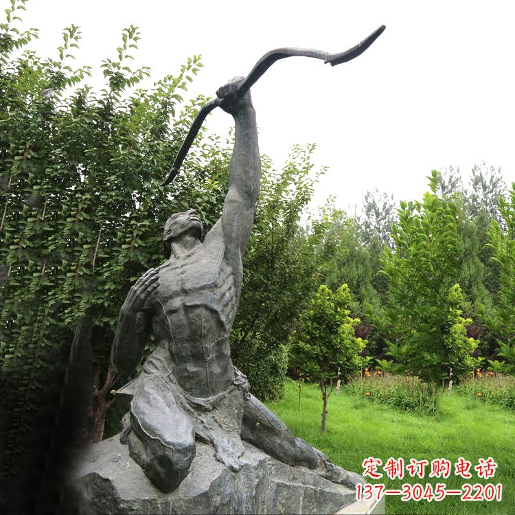 保定后羿射日青石雕塑,精美绝伦!