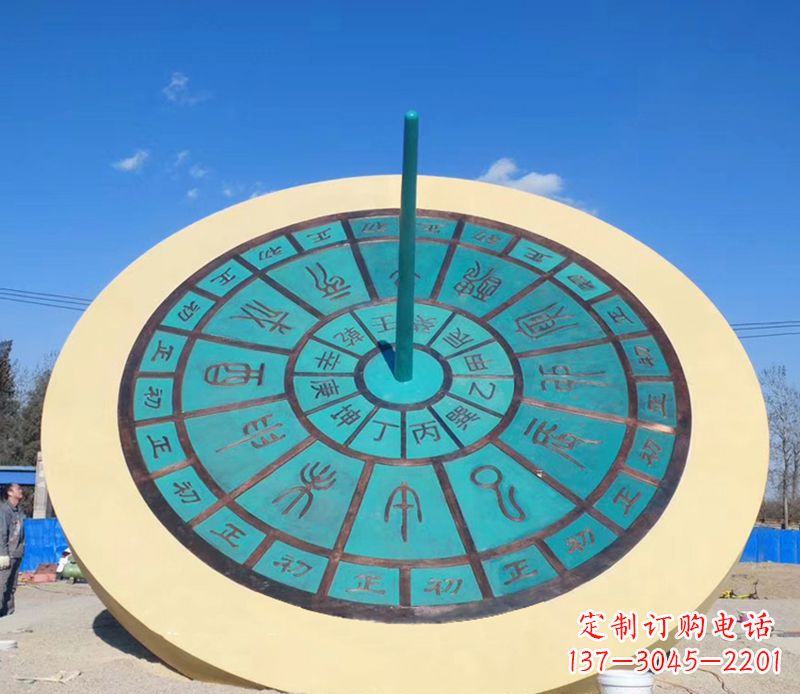 保定优雅百搭：不锈钢日晷雕塑