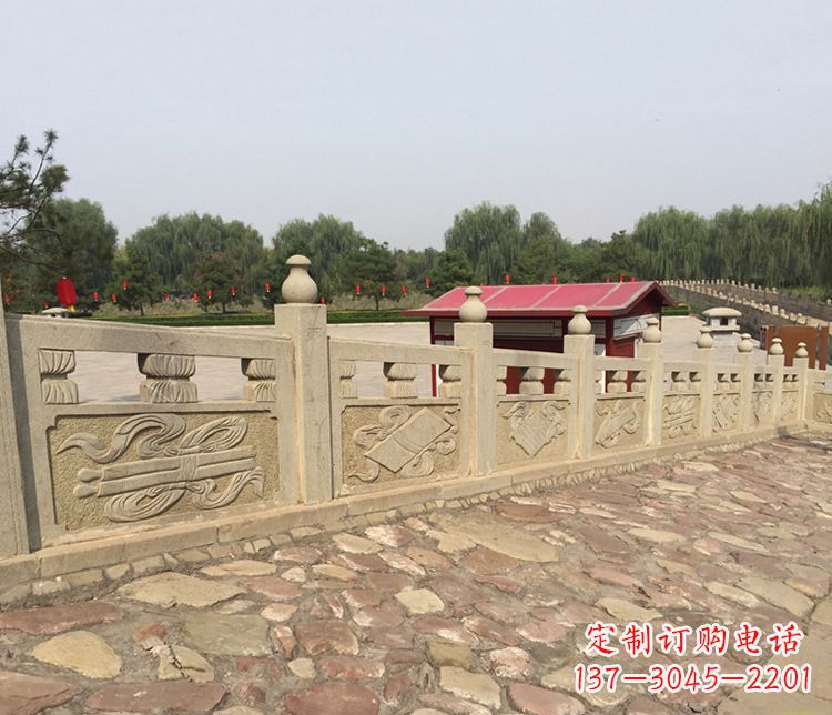 保定护城河大理石栏板雕塑