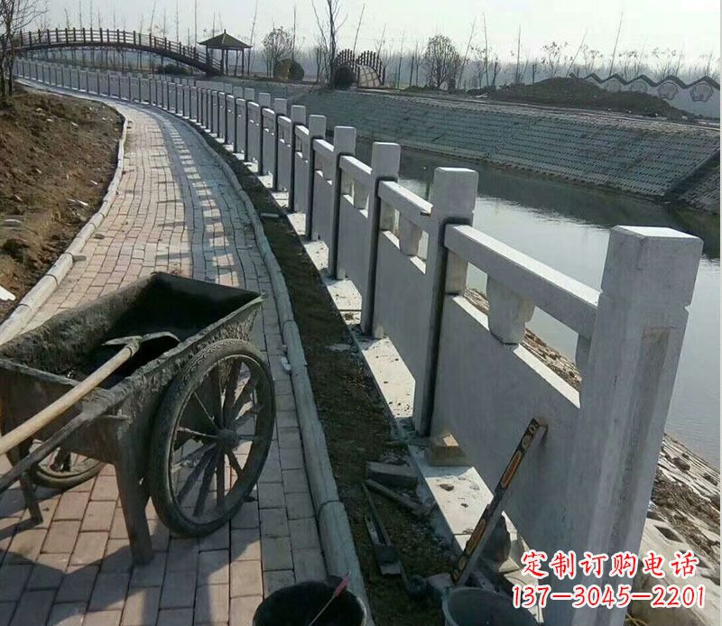 保定精美大理石栏杆石雕