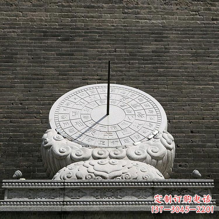 保定花岗岩古代计时器日晷雕塑