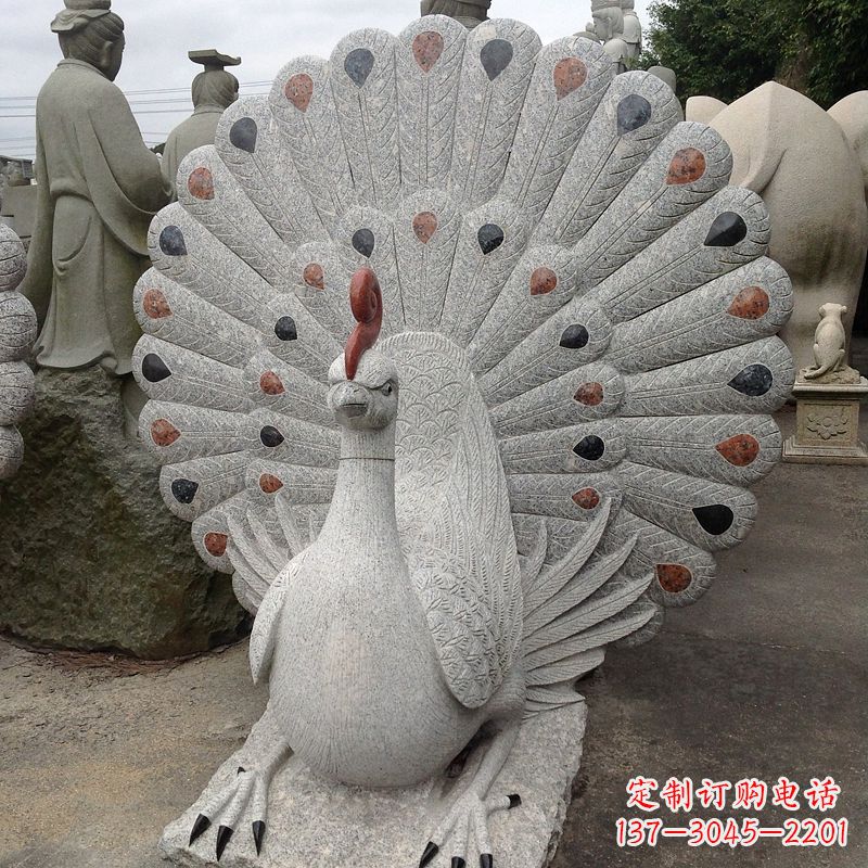 保定花岗岩孔雀石雕