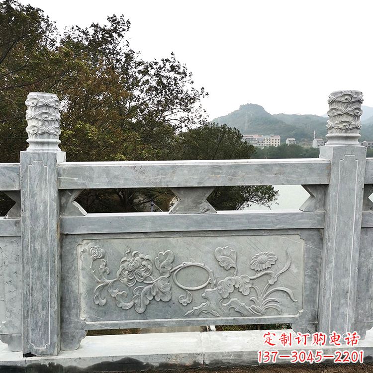 保定花岗岩石雕栏板,美轮美奂