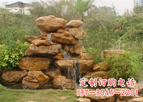 保定黄蜡石假山