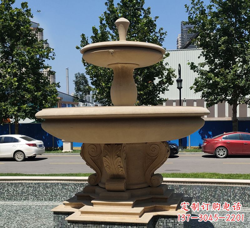 保定恵安石雕风水球-祈福家庭幸福