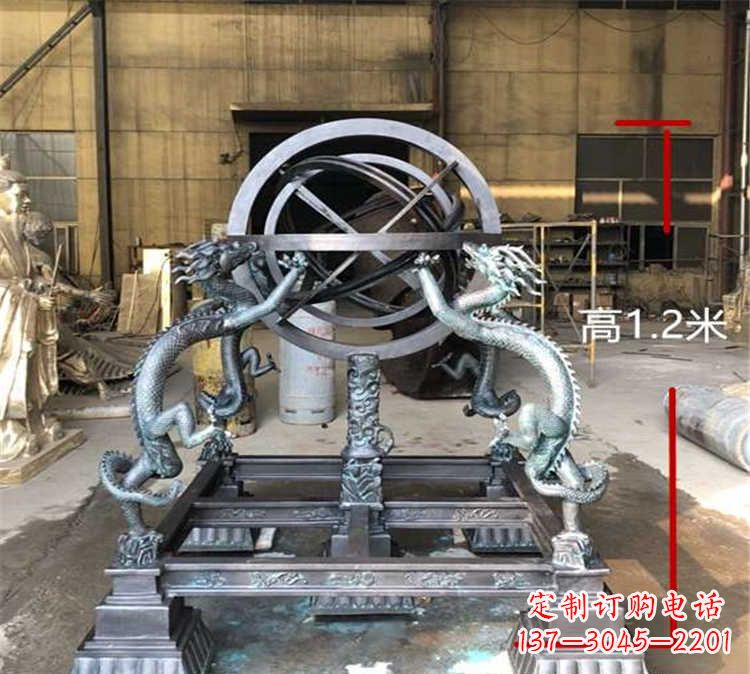 保定浑天仪古代仪器校园景观雕塑