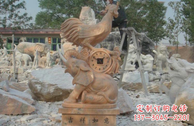 保定精美的公鸡石雕,带您回到传统