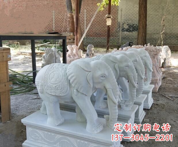 保定美轮美奂的大象雕塑