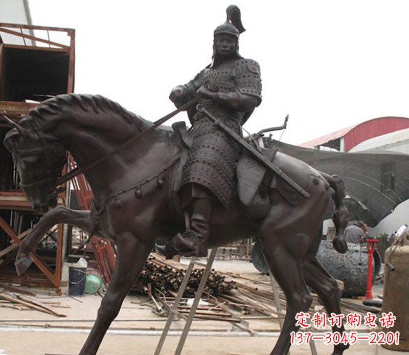 保定将军骑马铜雕,聚焦古典品质