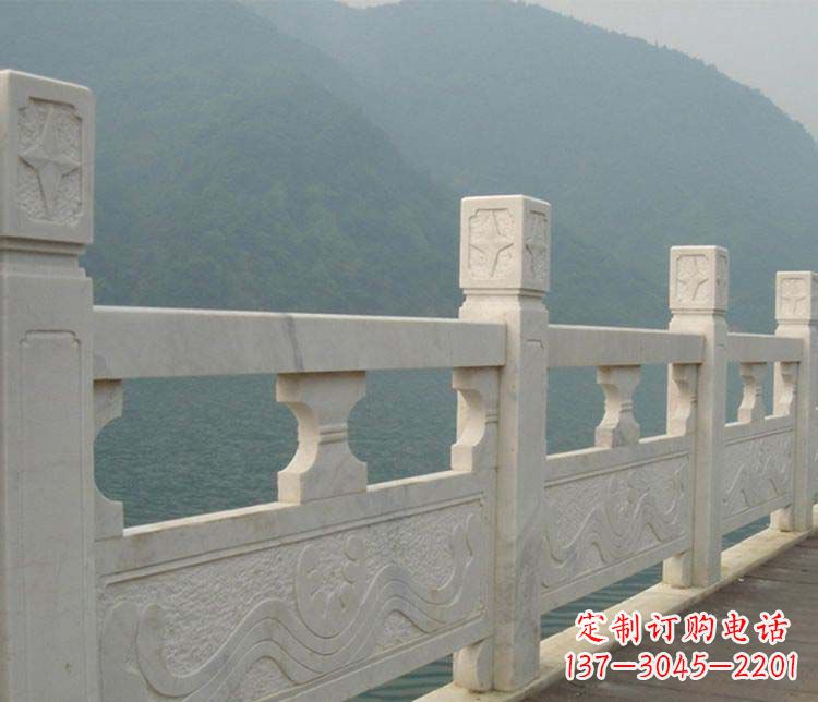 保定中领雕塑:景区大理石栏板石雕