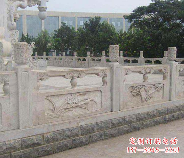 保定中领雕塑:精美石材栏板雕塑