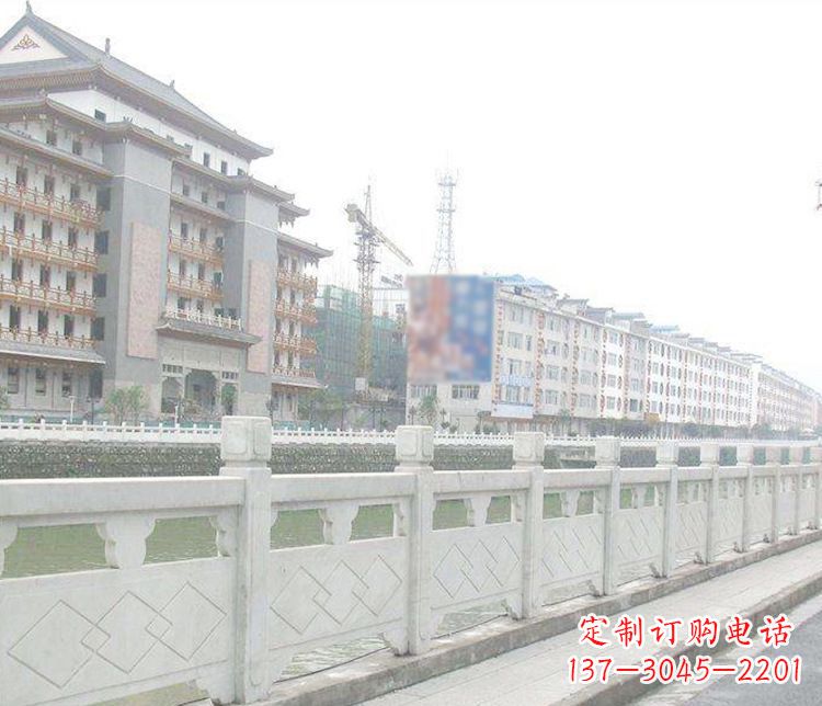 保定流光溢彩的大理石栏板石雕