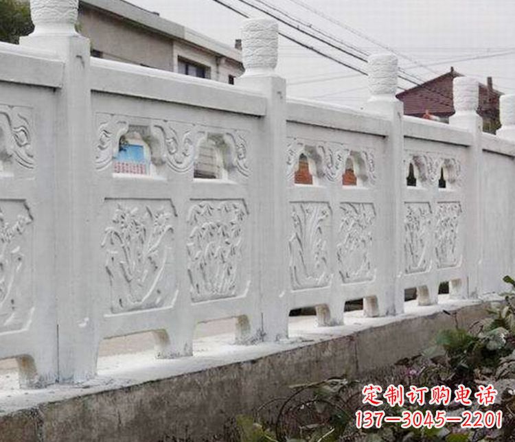 保定优雅大理石栏板雕塑
