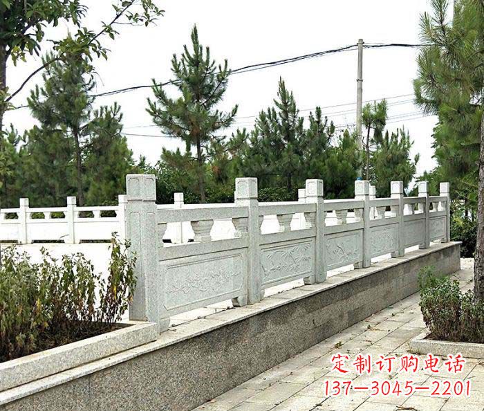 保定大理石栏杆雕塑:精致的定制艺术品