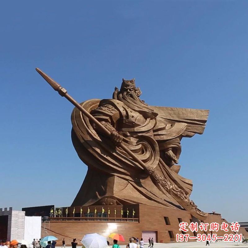 保定精美大型历史名人关公铜雕