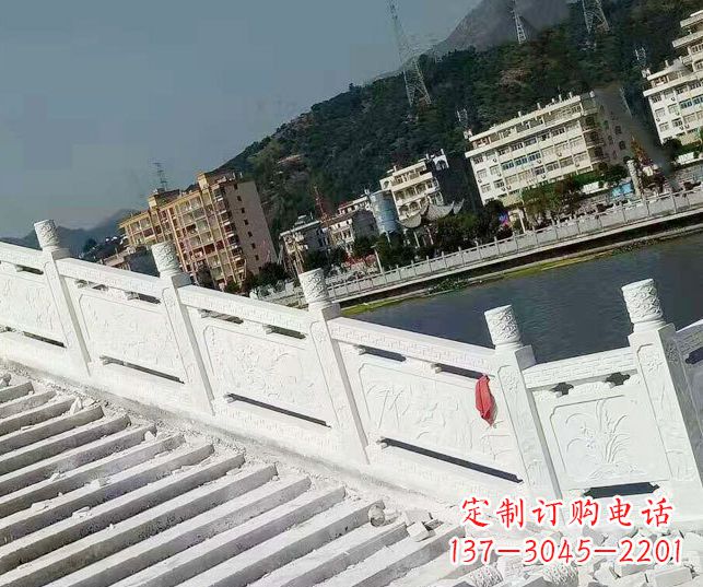 保定景区汉白玉栏板石雕