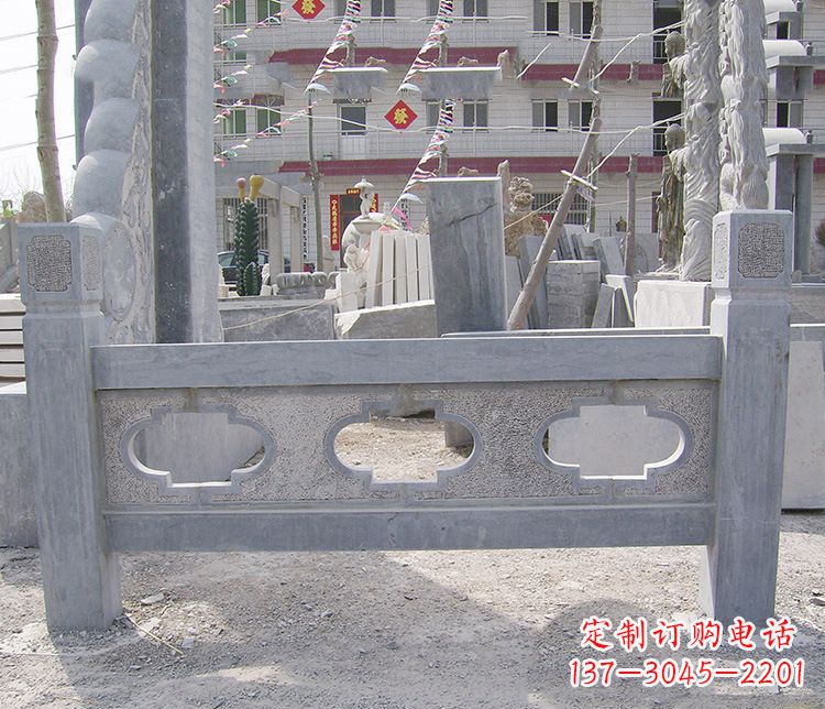 保定仿古栏板石雕——中领雕塑