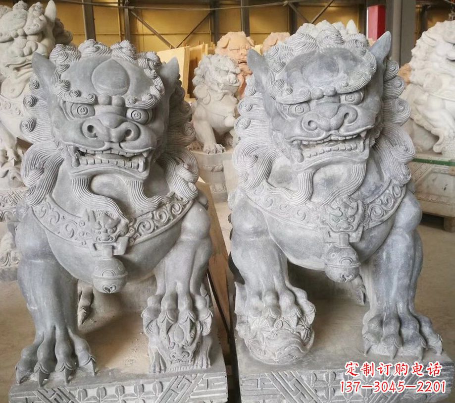 保定南方石狮子雕塑,传承古典工艺